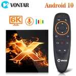 ТВ-приставка VONTAR X1, 4 + 64 ГБ, Android 10, 2 + 16 Гб Smart TV BOX Android 10 Support 6K