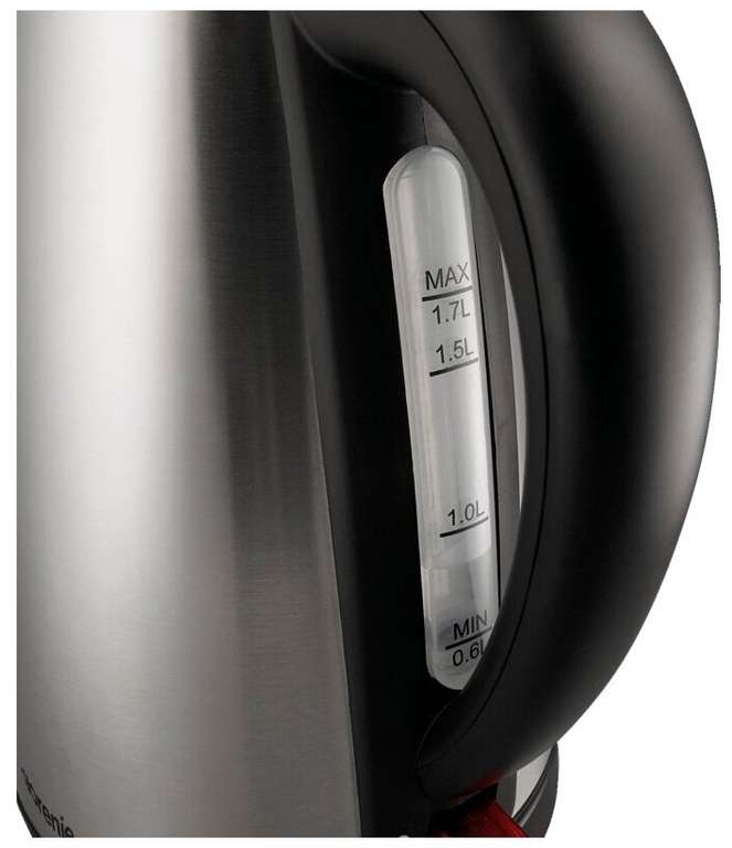 Электрический чайник Gorenje K17FE (1.7 л, 2200 Вт, скрытый нагревательный элемент, фильтр, материал корпуса - нержавеющая сталь)