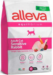 Сухой корм для кошек Alleva Equilibrium Adult Cat Sensitive 1,5кг (возврат бонусами спасибо ~45%)