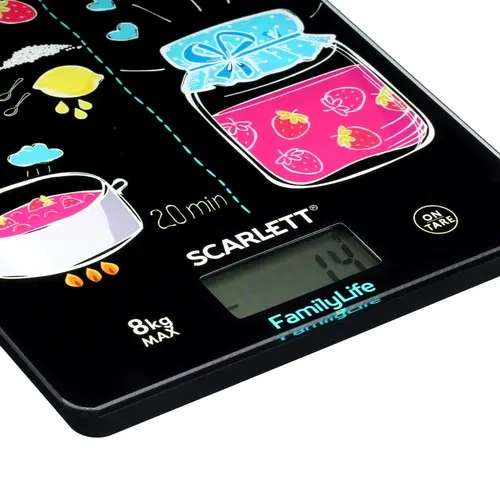 Кухонные весы Scarlett SC-KS57P90, до 8 кг