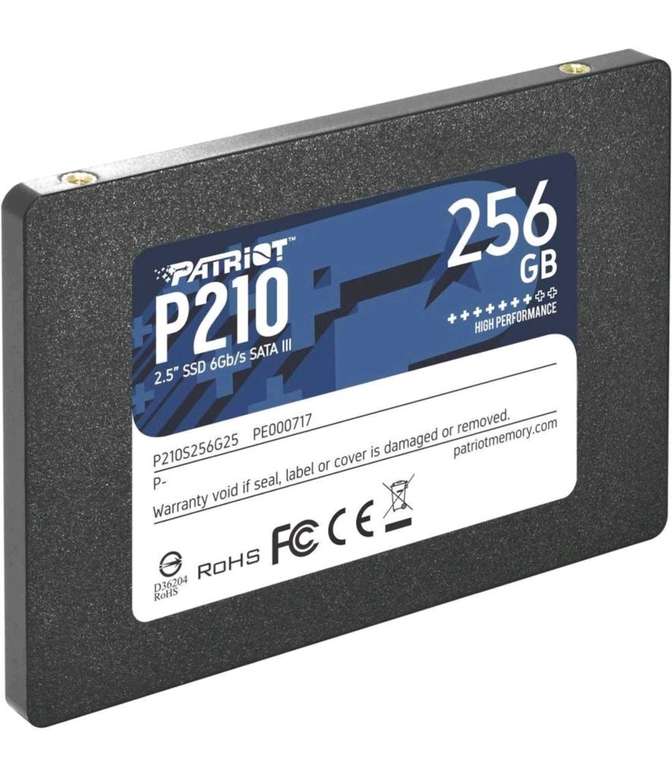 256 ГБ SSD Patriot Memory P210 (при оплате Ozon Картой)