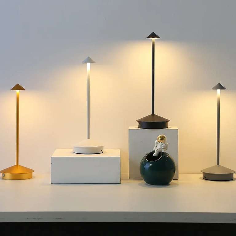Светодиодная настольная лампа DIFEISI в стиле Pina pro (4 расцветки, аккумулятор)