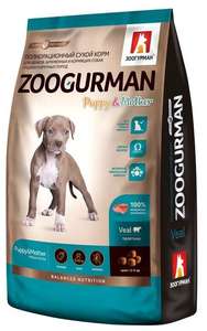 Сухой корм для щенков, беременных и кормящих собак Зоогурман Puppy&Mother, телятина 12 кг (для средних и крупных пород)