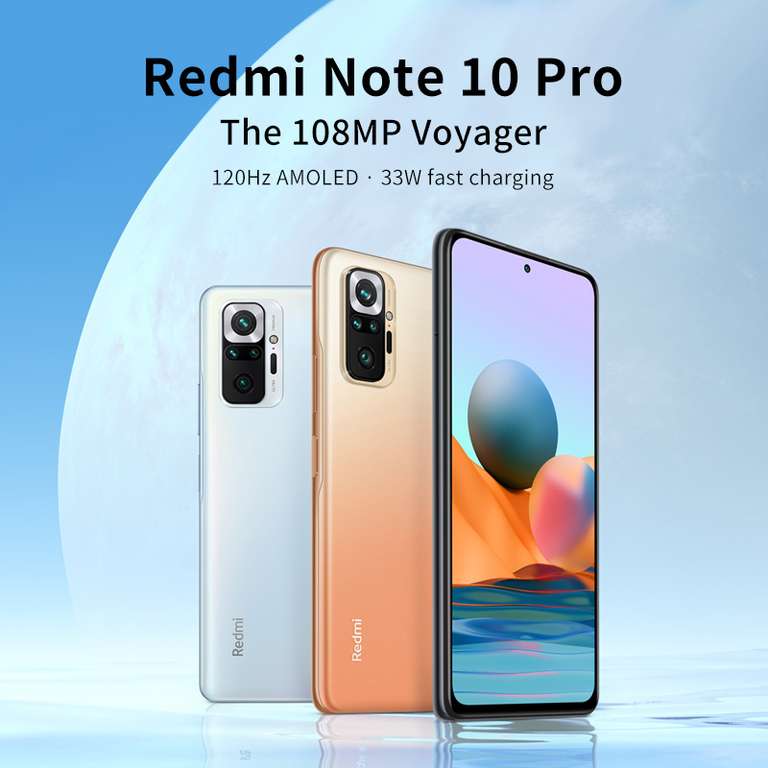 Смартфон REDMI NOTE 10 Pro 6+64Гб