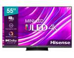 Телевизор Hisense 55U8HQ 55"/UHD/Mini-led/120гц ( + возврат бонусами со сберпраймом до 40519 руб)