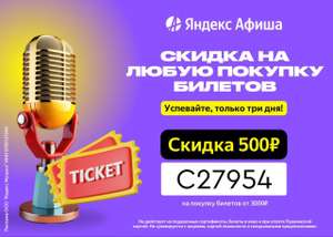 Яндекс Афиша Coupons