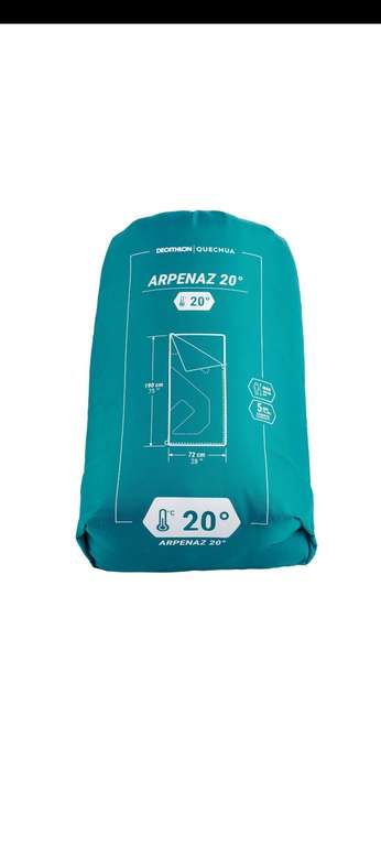 Спальный мешок Arpenaz 20° 190 см