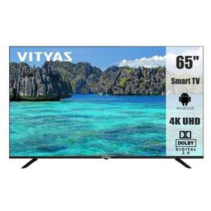 Телевизор 65" Витязь 65LU1218, 4K Ultra HD, Smart TV