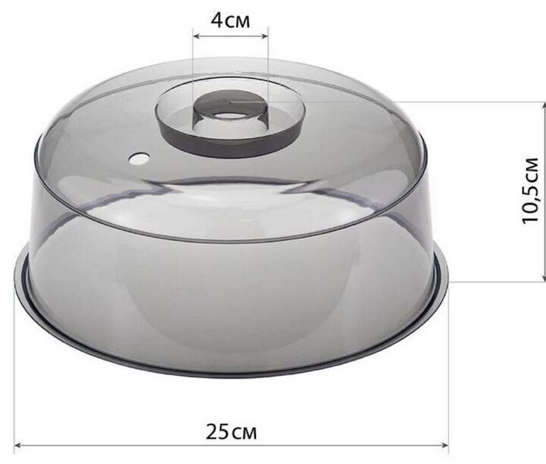 Крышка IDEA (М-Пластика) М 1415, 24.5 см, 24.5х24.5 см