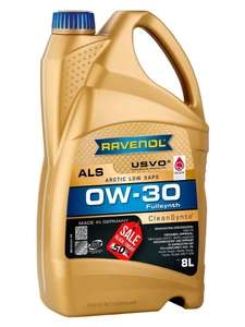 Масло моторное RAVENOL ALS 0W-30 8 литров