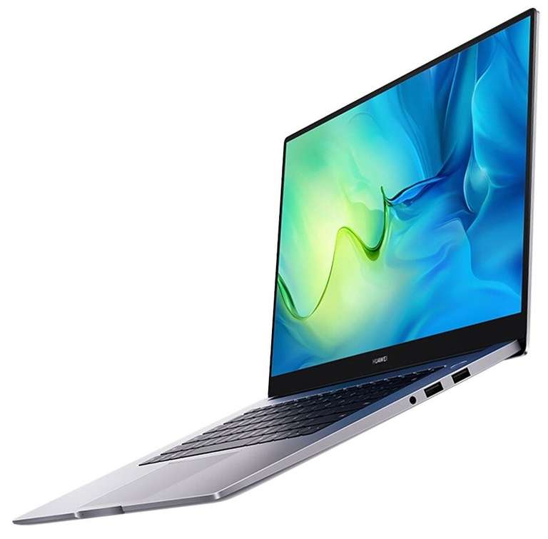 Ноутбук HUAWEI MateBook D 15 BoM-WFQ9, 15.6" IPS, AMD Ryzen 5 5500U, RAM 16 ГБ, SSD 512 ГБ, AMD Radeon Graphics , Windows 11 Home