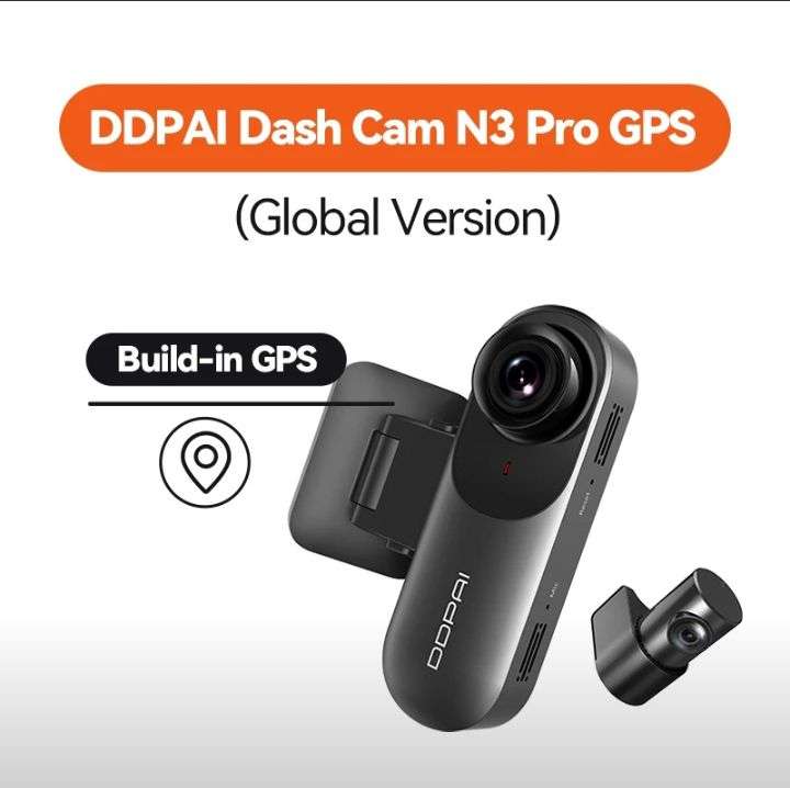 Видеорегистратор DDPAI Mola N3 Pro (две камеры + GPS)