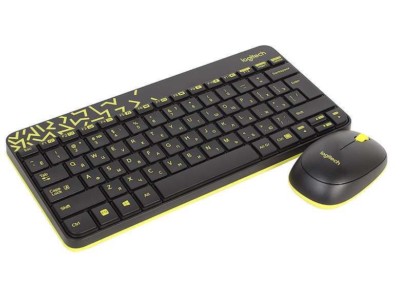 [Мск] Беспроводной комплект клавиатура+мышь Logitech MK240 Nano Black