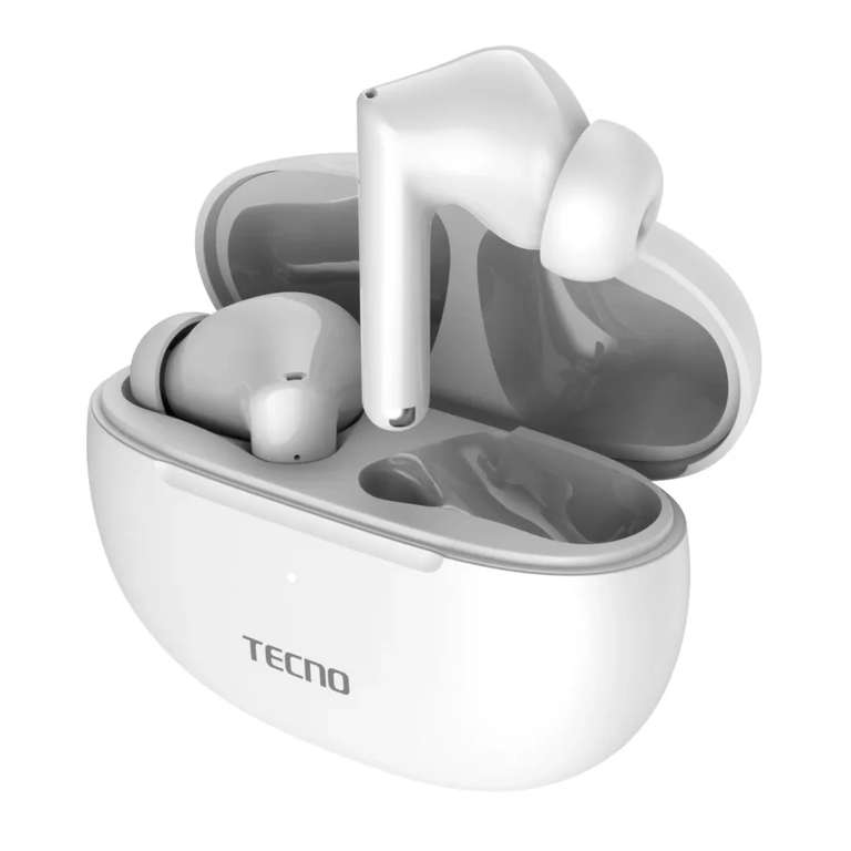 Беспроводные наушники Tecno Buds 3 (BT 5.3, до 35 ч, IPX5, Type-C)