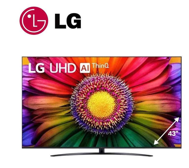 LG Телевизор 43UR81006LJ 43" 4K UHD, черный