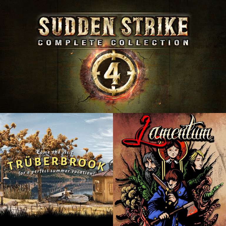 [Xbox One] Trüberbrook, Sudden Strike 4: Complete Collection, Lamentum (Xbox Gold)