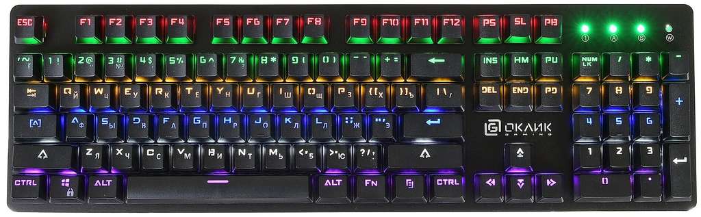 Игровая механическая клавиатура OKLICK 990G Rage
