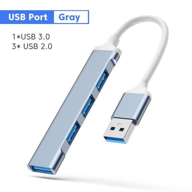 USB концентратор (хаб) AUFU на 4 порта