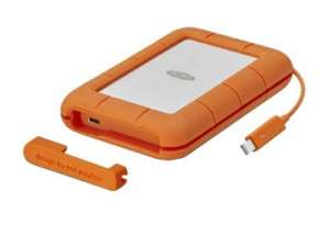 Внешний HDD Lacie Rugged Thunderbolt USB-C 1 TB, оранжевый