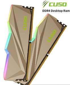 Оперативная память CUSO DDR4, 8GBx2 3200MHz RGB (Qiwi 2725₽)
