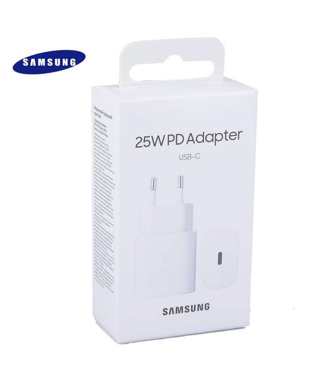 Блок питания Samsung EP-TA800 25W PD USB-C, белый/чёрный