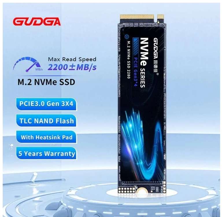 GUDGA 128 ГБ Внутренний SSD-диск GV-2280 (GV-2280)