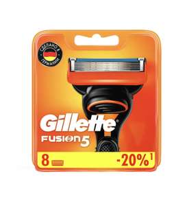 Сменные кассеты Gillette Fusion5, 8 шт (+ Tmall в описании)
