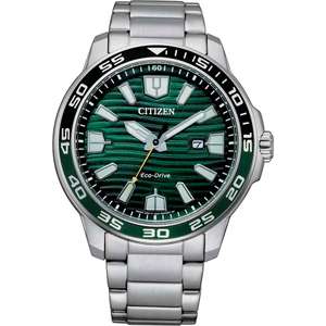 Японские наручные часы Citizen AW1526-89X (циферблат зеленый)