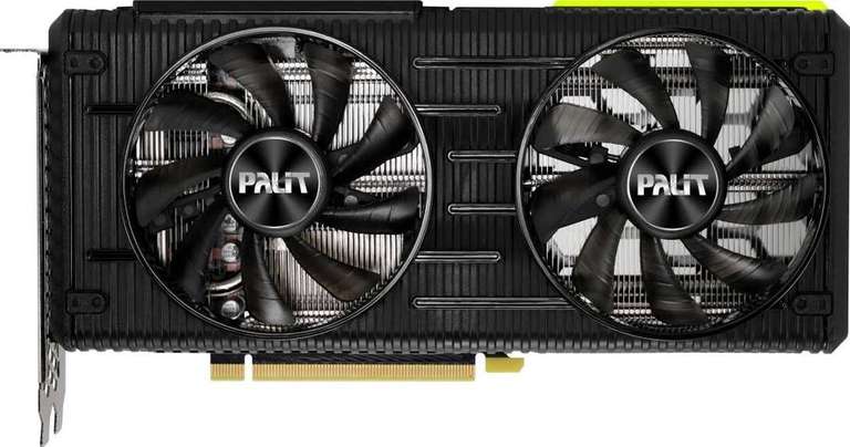 Видеокарта Palit NVIDIA GeForce RTX 3060Ti, PA-RTX3060Ti DUAL 8G, 8ГБ, GDDR6, Ret