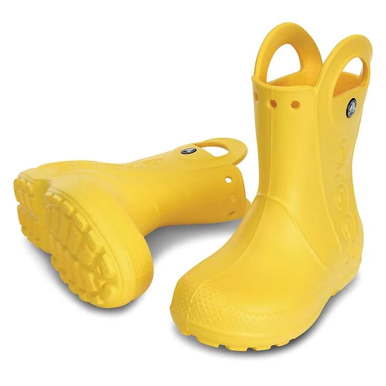 Резиновые сапоги Crocs Handle It Rain Boot, желтые, р-ры 23-30