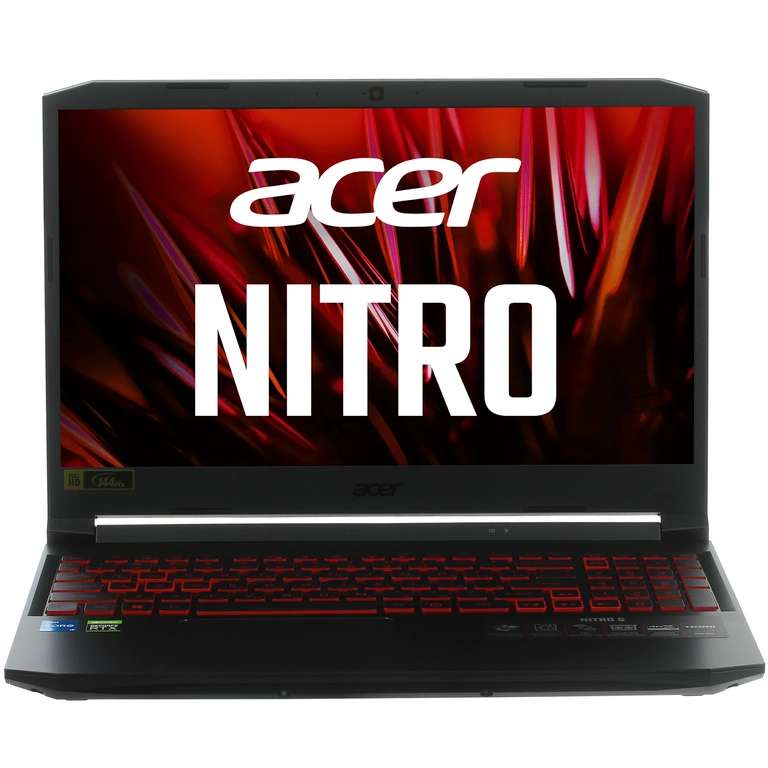 Ноутбук Acer Nitro 5 AN515-57-534E (15.6", IPS, 144 Гц, sRGB 100%, RTX 3050 Ti, i5-11400H, RAM 8 ГБ(до 32 ГБ), SSD 512 ГБ, Win11H)