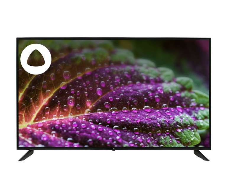 50" 4K Телевизор LED DEXP U50H8000E черный Smart TV
