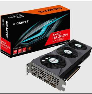 Видеокарта Gigabyte Radeon RX 6600 8 ГБ (Gigabyte AMD Radeon RX6600 EAGLE 8G), LHR (из-за рубежа)