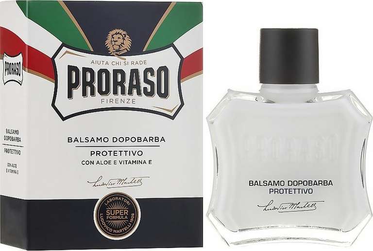 Бальзам после бритья Proraso с Алоэ вера и витамином Е 100 мл (с WB кошельком)