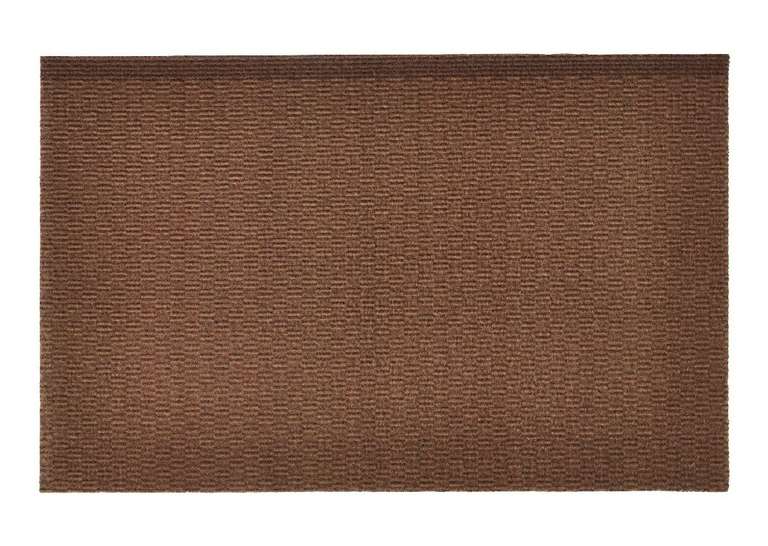 Придверный коврик ИКЕА КЛАМПЕНБОРГ, коричневый, 0.55 х 0.35 м