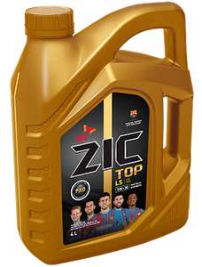 Моторное масло ZIC TOP LS 5W-30 синтетическое 4 л