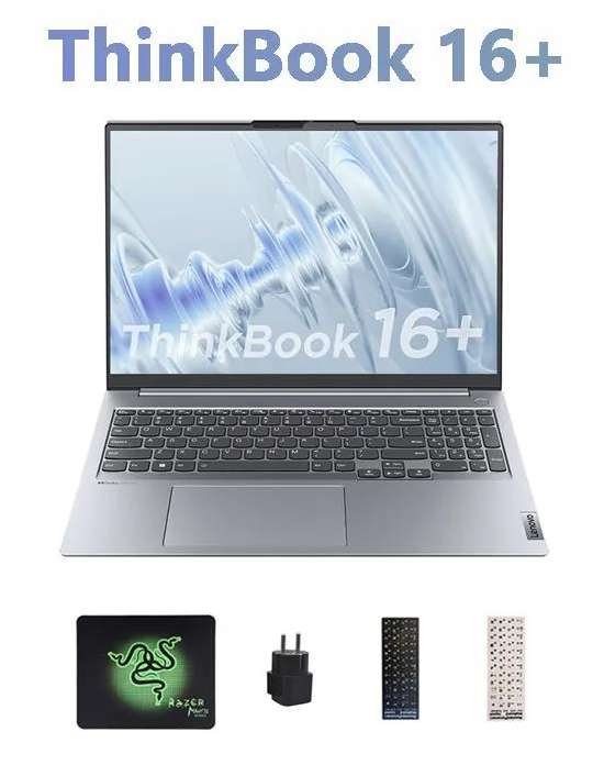 Ноутбук Lenovo ThinkBook 16+ 16" 16ГБ DDR5, 512ГБ SSD, AMD Ryzen 7 6800H Windows Pro (из-за рубежа, по Ozon карте)