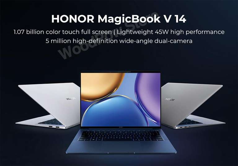 Ноутбук Honor Magicbook View 14" с cенсорным экраном IPS, Intel Core i5-11320H, 16 ГБ, SSD 512 ГБ, Intel Iris Xe Graphics, W11H