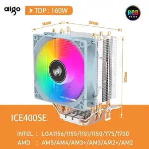 Башеный кулер Aigo ICE400SE на 4 тепло трубки