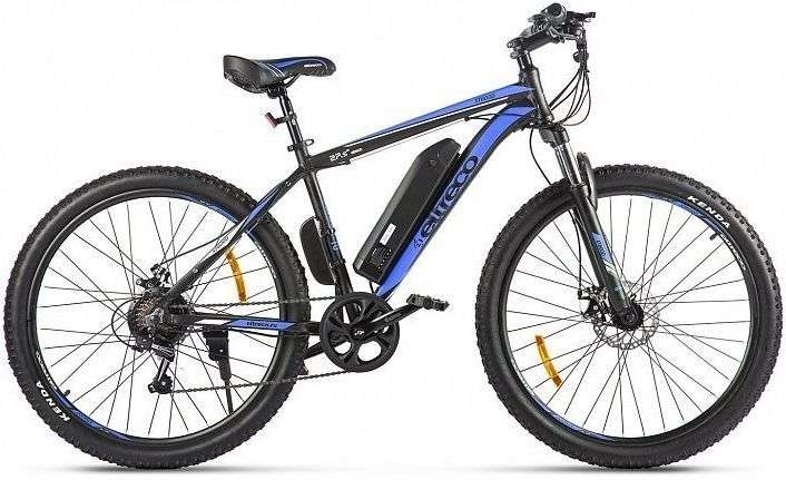 Электровелосипед Eltreco XT 600 D, 7800mAh, черный\синий 022861-2384