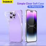 Прозрачный чехол Baseus на iPhone (от X до 15 Pro Max)