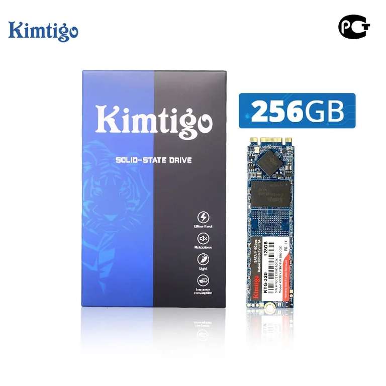 256 ГБ Внутренний SSD диск Kimtigo KTG-320 (KTG-320-256GB), по Ozon карте