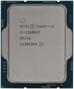 Процессор Intel Core i5-12600KF LGA1700, 10 x 3700 МГц, OEM