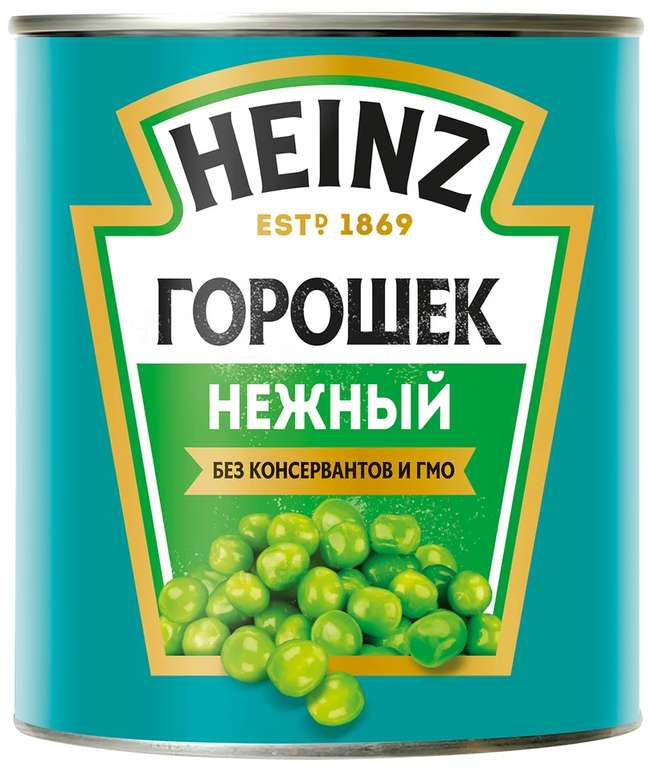 Зеленый горошек "Нежный" Heinz (и Кукуруза сахарная)