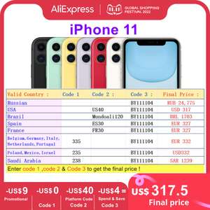 Смартфон iPhone 11 64 Gb, разные цвета (восстановленные)