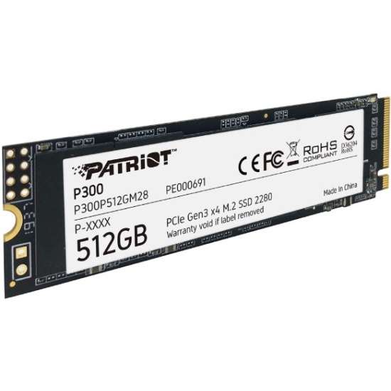 Накопитель SSD 512Gb Patriot P300 M2