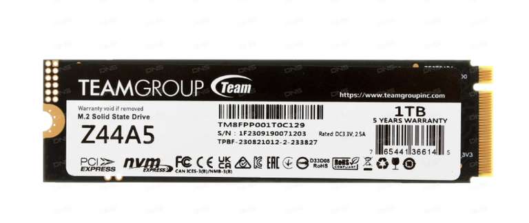 1000 ГБ SSD M.2 накопитель Team Group Z44A5 TM8FPP001T0C129