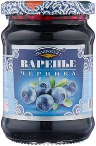 [Екб. возможно др.] Варенье Экопродукт черника, банка, 325 г