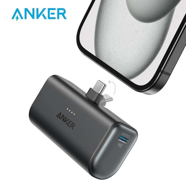 Внешний аккумулятор Anker Nano A1653, 5000 мАч, USB Type-C, разные цвета