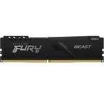 Оперативная память Kingston FURY Beast 32Gb(2х16) 2400MHz DDR4 DIMM (с Озон картой, из-за рубежа)